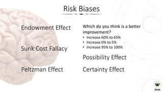 Endowment Fallacy Uncertainty and your brain | PPTX