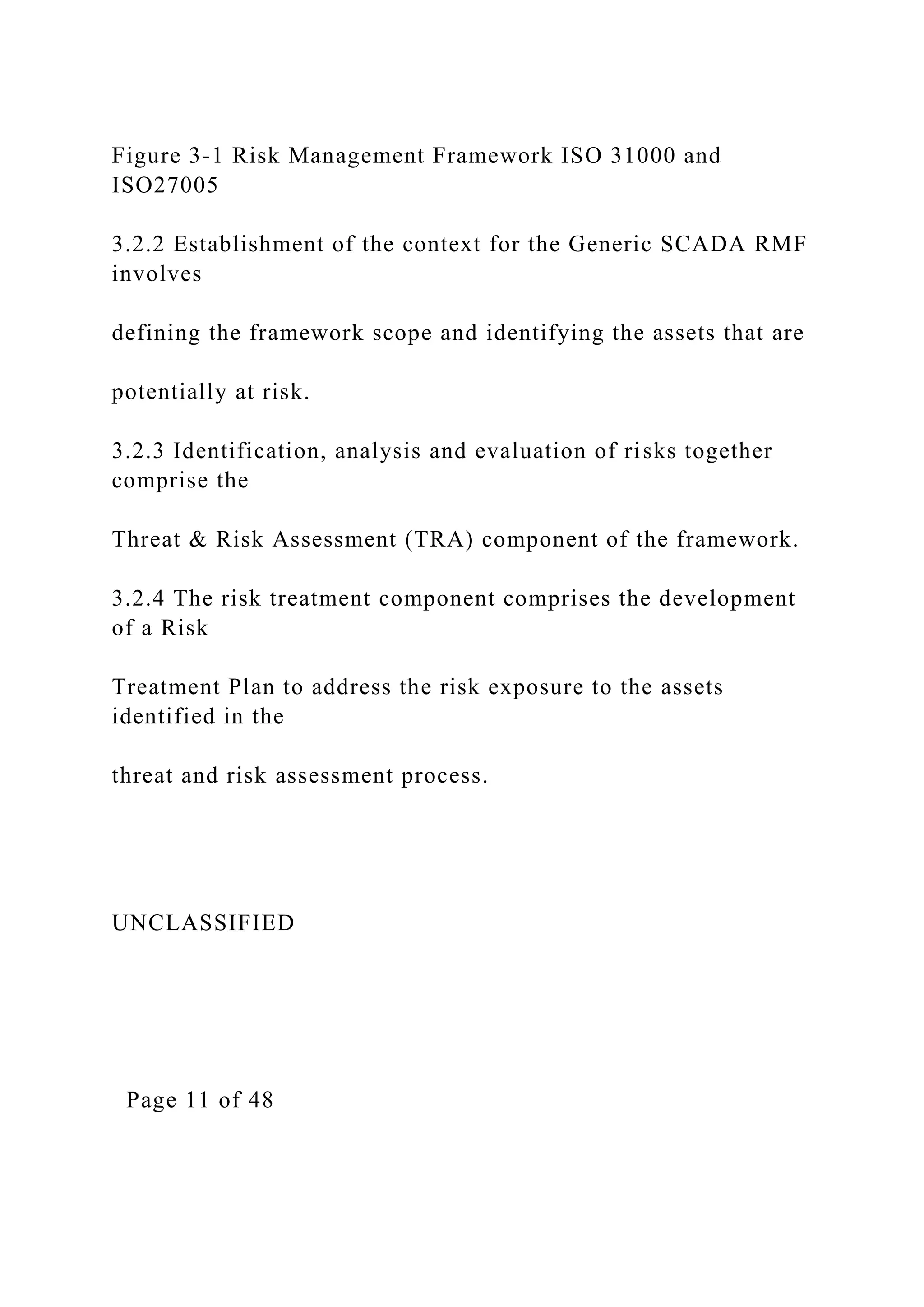 UNCLASSIFIED Generic SCADA Risk Management.docx