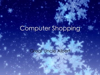 Computer Shopping Great Uncle Albert 