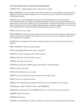 Uncle vanya script | PDF