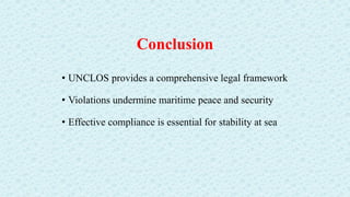 Unplus UNCLOS -Violations seminar pdf maritime s | PDF