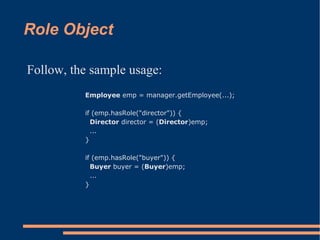 Uncommon Design Patterns