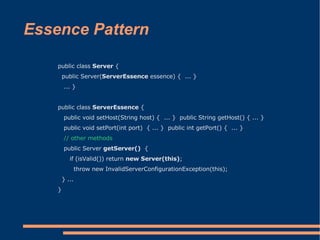 Uncommon Design Patterns