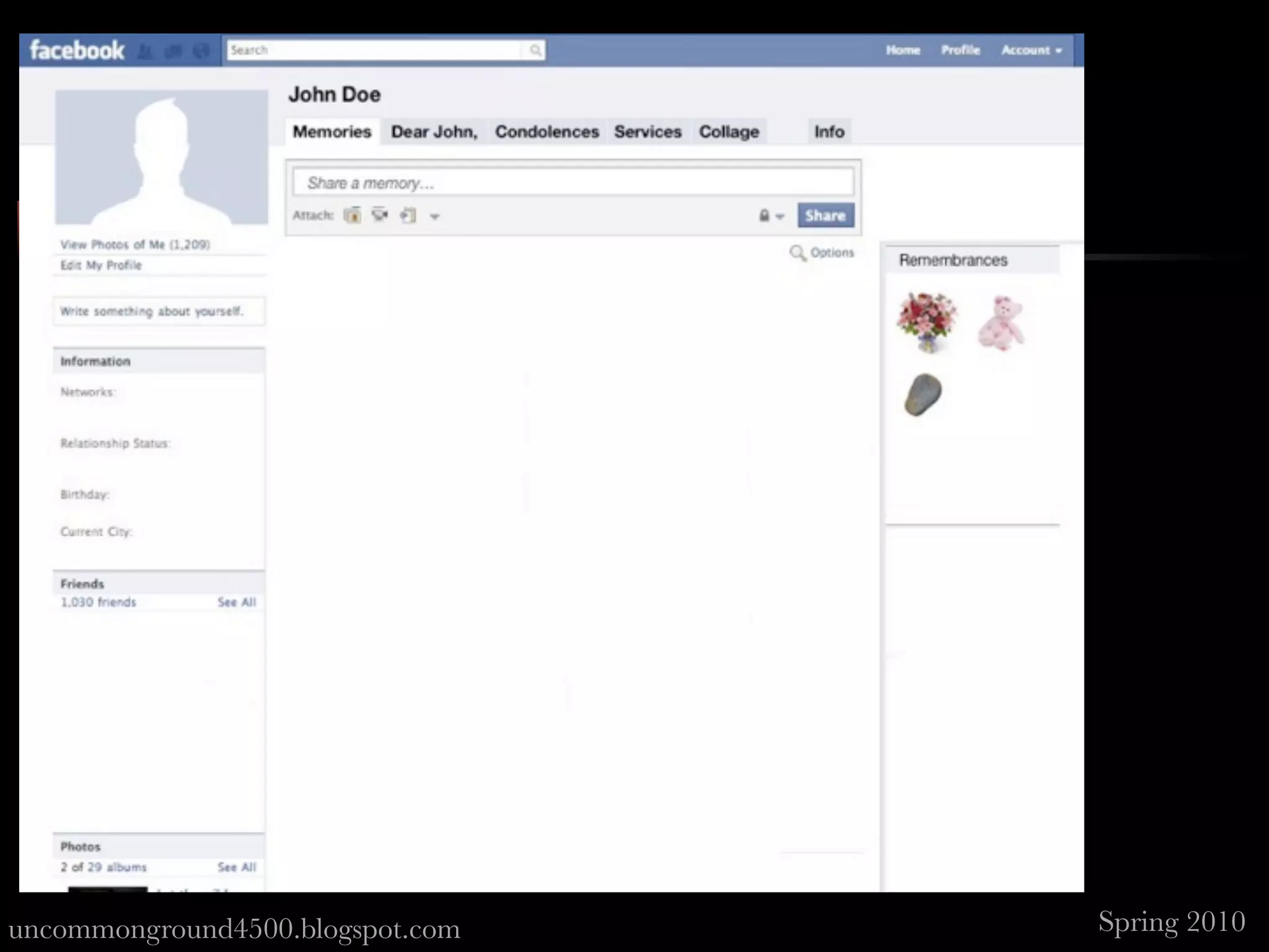 uncommonground4500.blogspot.com   Spring 2010
 