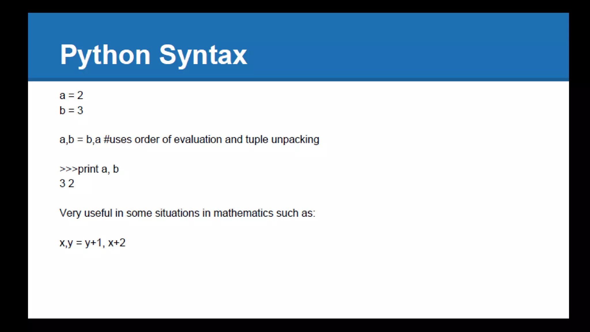 Uncommon Python -  What is special in Python