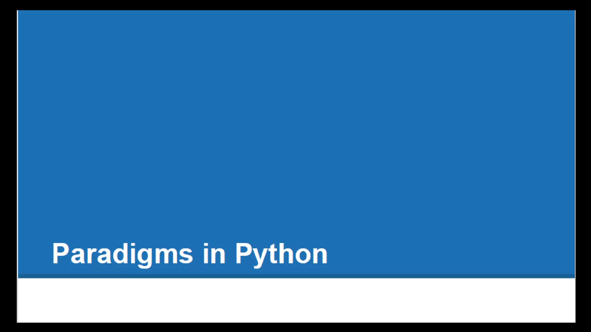Uncommon Python -  What is special in Python
