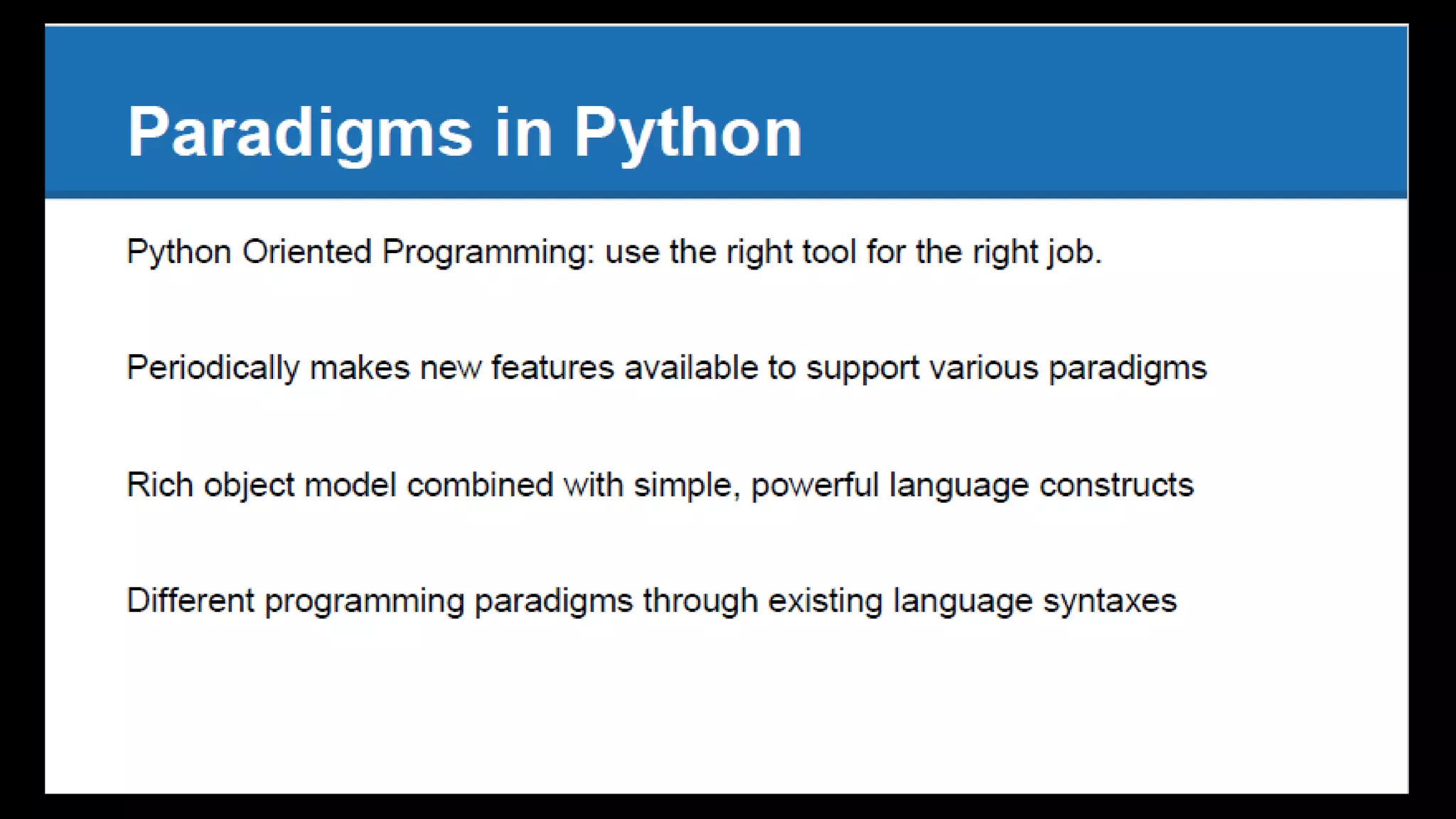 Uncommon Python -  What is special in Python