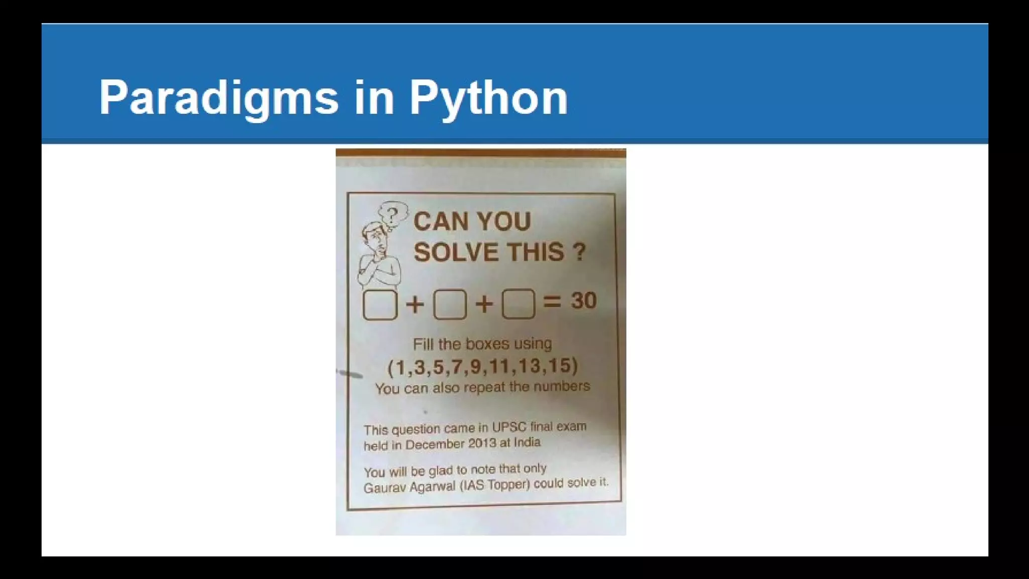 Uncommon Python -  What is special in Python