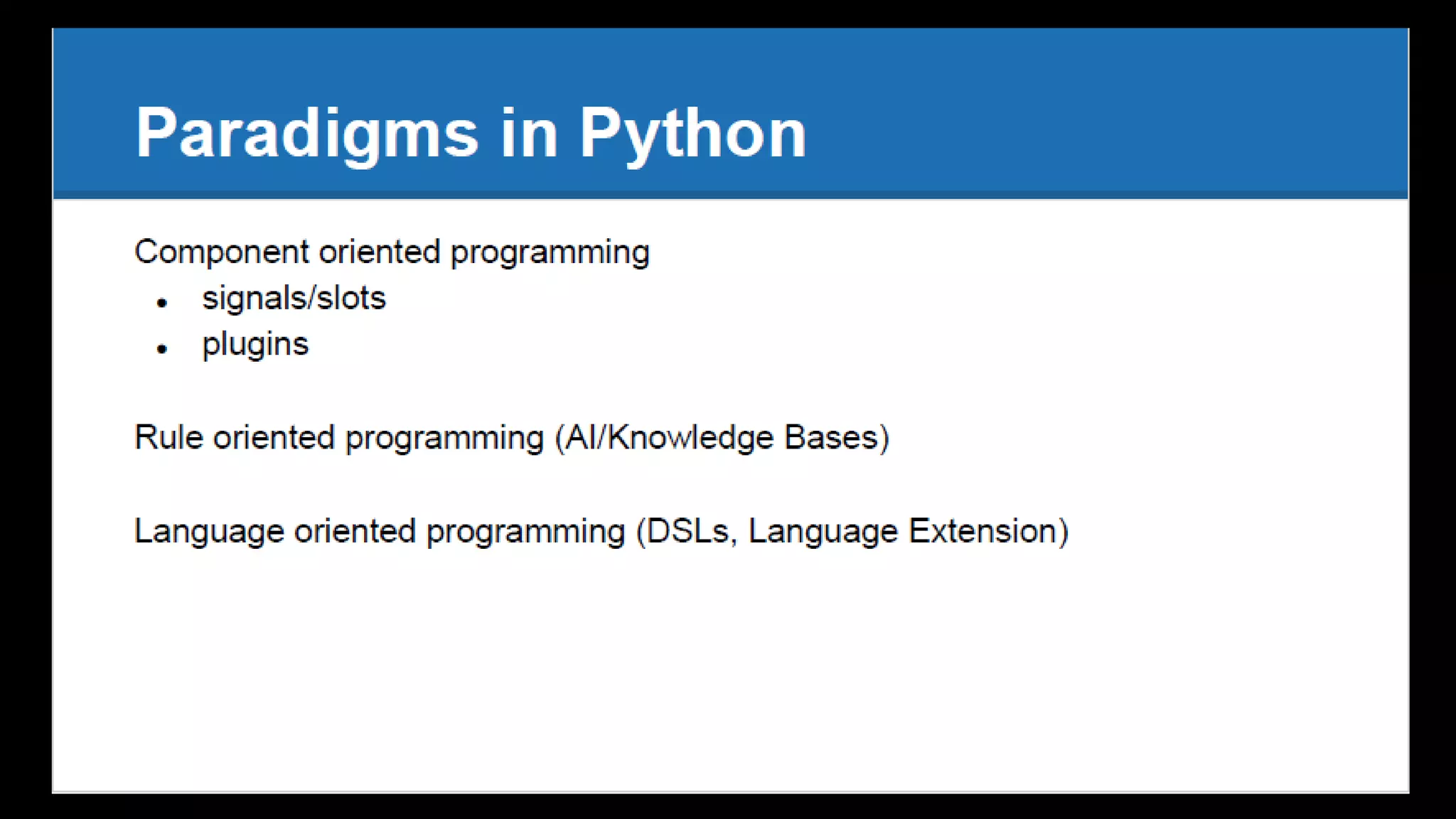 Uncommon Python -  What is special in Python