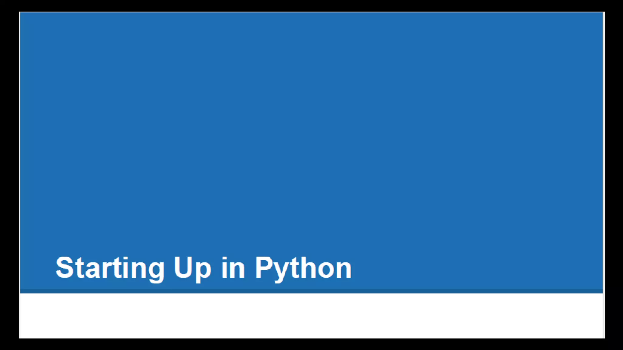 Uncommon Python -  What is special in Python