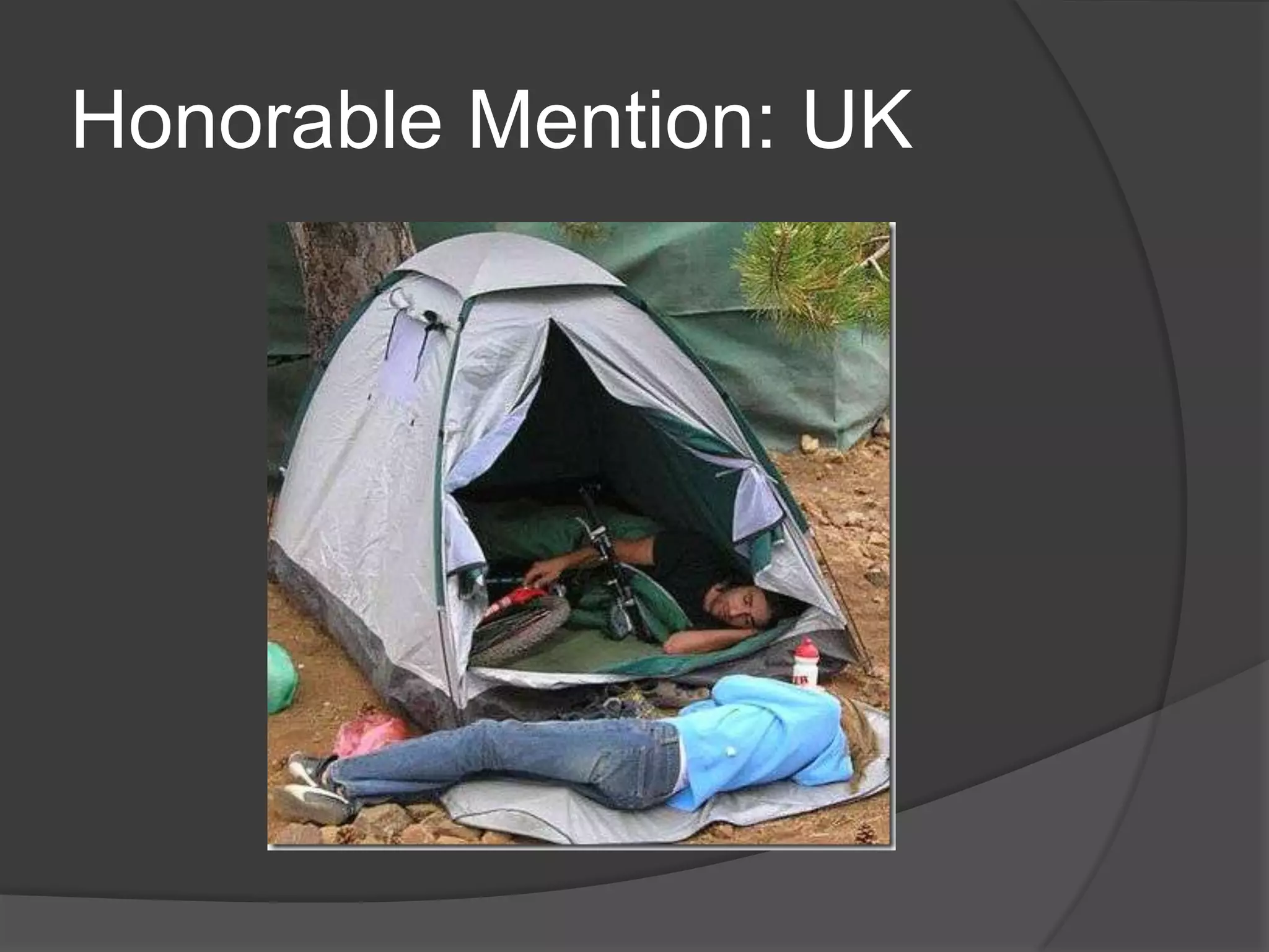 Honorable Mention: UK