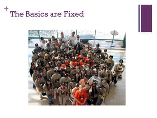 The Basics are Fixed 