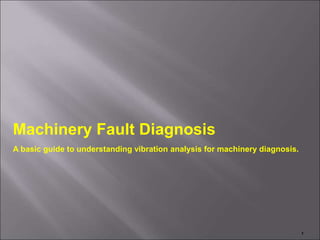 Machinery Fault Diagnosis
A basic guide to understanding vibration analysis for machinery diagnosis.
1
 