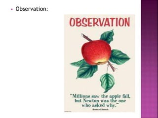  Observation:
 