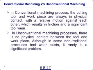 Unconventional Machining Process | PPT