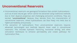 Unconventional reservoirs in petroleum engineering | PDF