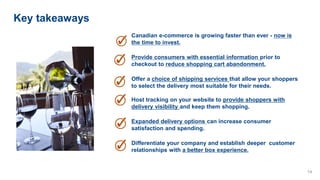 Uncorking the Canadian Delivery Experience - Karissa Kirlew - Canada Post