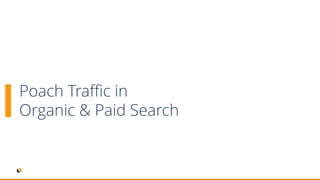 Poach Traffic in
Organic & Paid Search
 