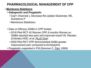 Ccpp Treatment Uncovering the Black Box of Chronic Pelvic Pain Grand Rounds | PPTX