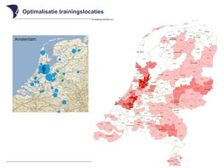 UNC Plus Delta • all rights reserved
Optimalisatie trainingslocaties
14
 