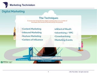 UNC Plus Delta • all rights reserved
Marketing Technieken
6
 