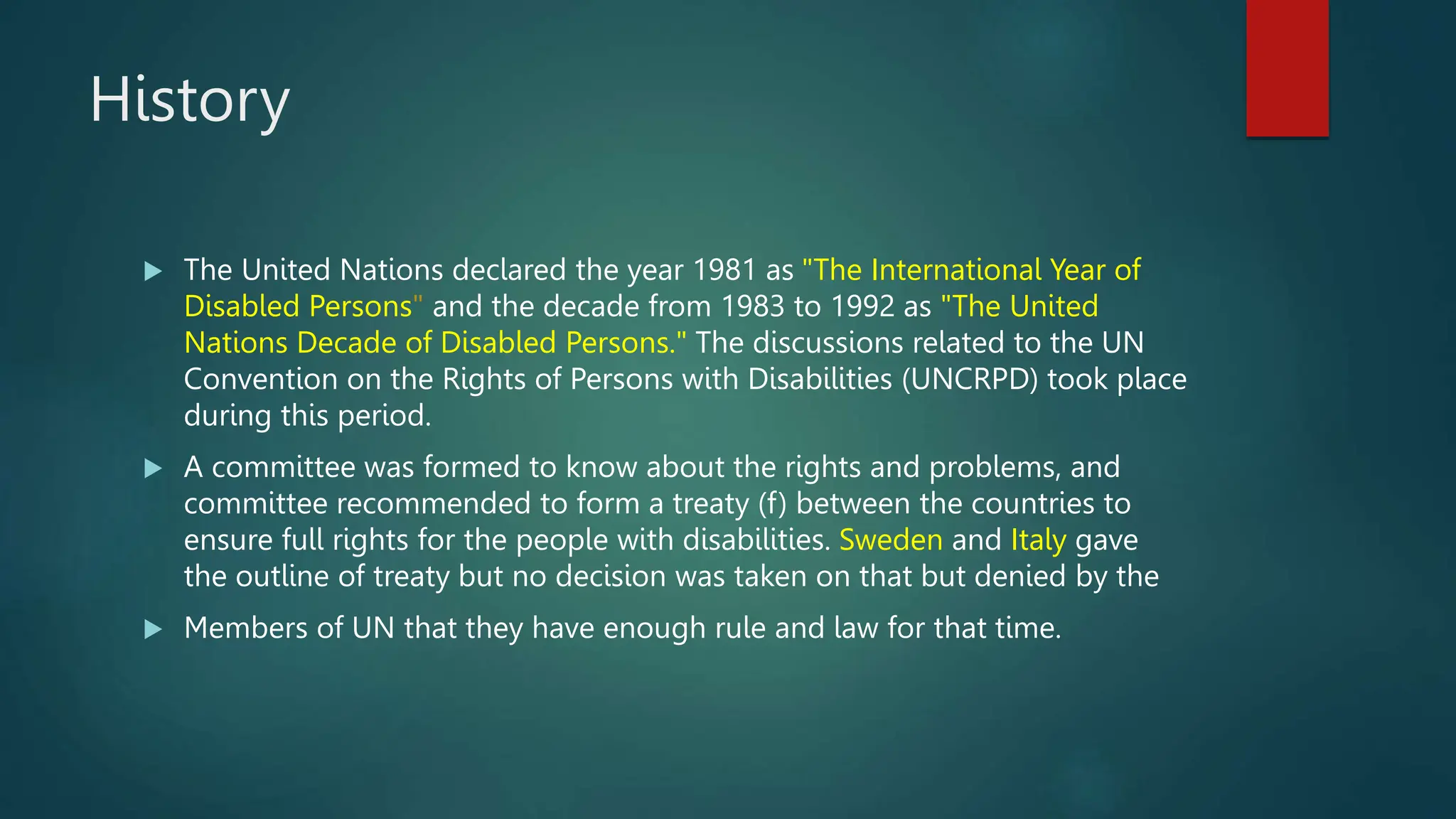 UNCRPD united nations convention on the rights of persons with ...
