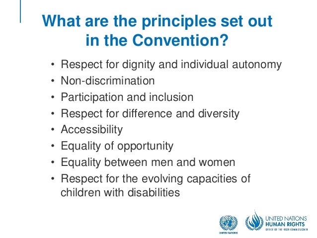 Un Convention On The Rights Of Persons With Disabilities – PKEXHM
