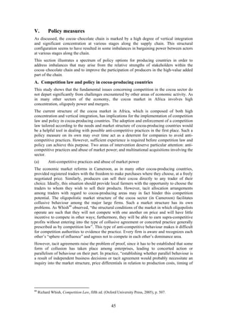 UNCTAD ¬ cocoa study industry structures and competition | PDF