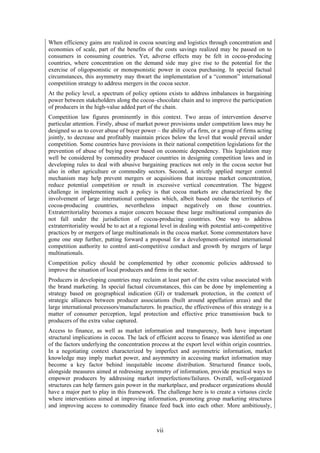 UNCTAD ¬ cocoa study industry structures and competition | PDF