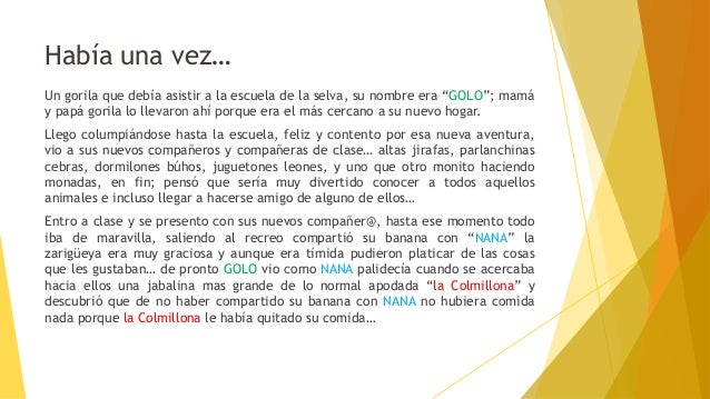 Cuentos Sobre El Bullying Para Secundaria Cortos es.slideshare.net