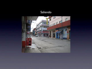 Saliendo