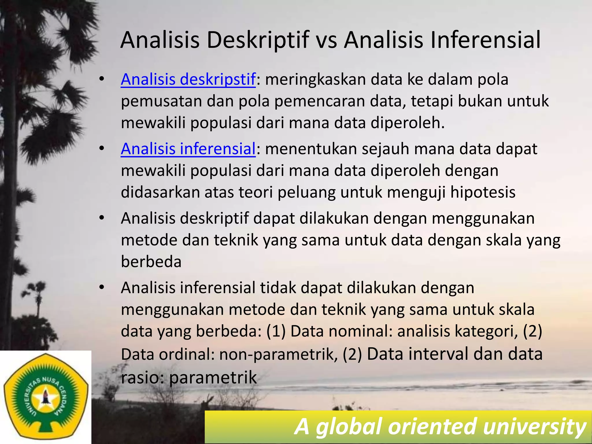 Metode Analisis Data Kuantitatif | PPT