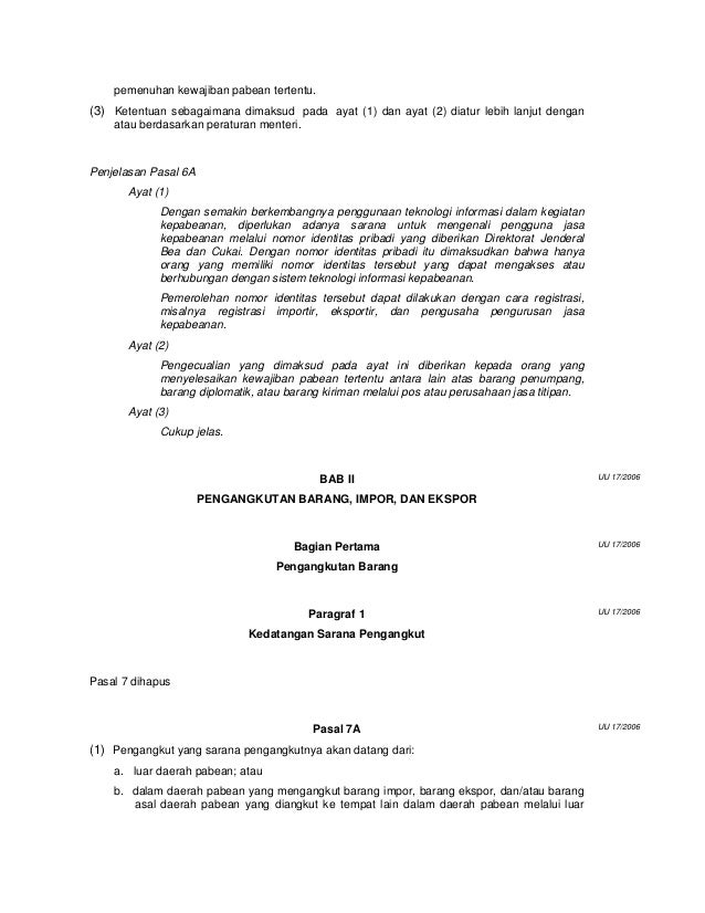 Undang undang bea cukai