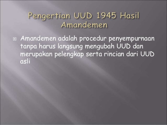 undang undang dasar 1945 hasil amandemen undang undang dasar 1945 hasil amandemen