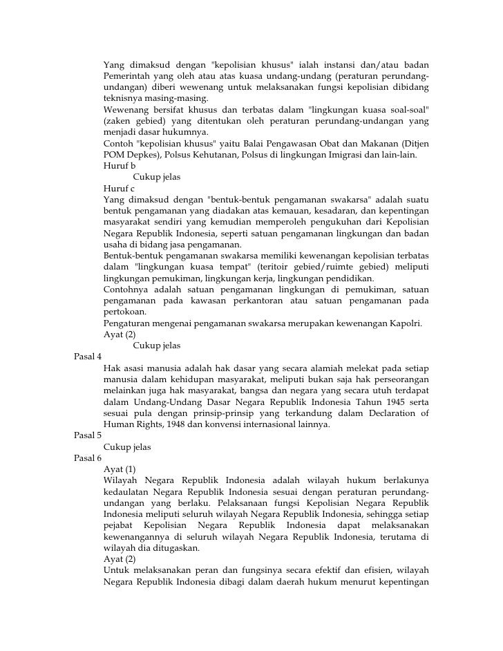 Undang undang no.2 tahun 2002 tentang kepolisian negara 