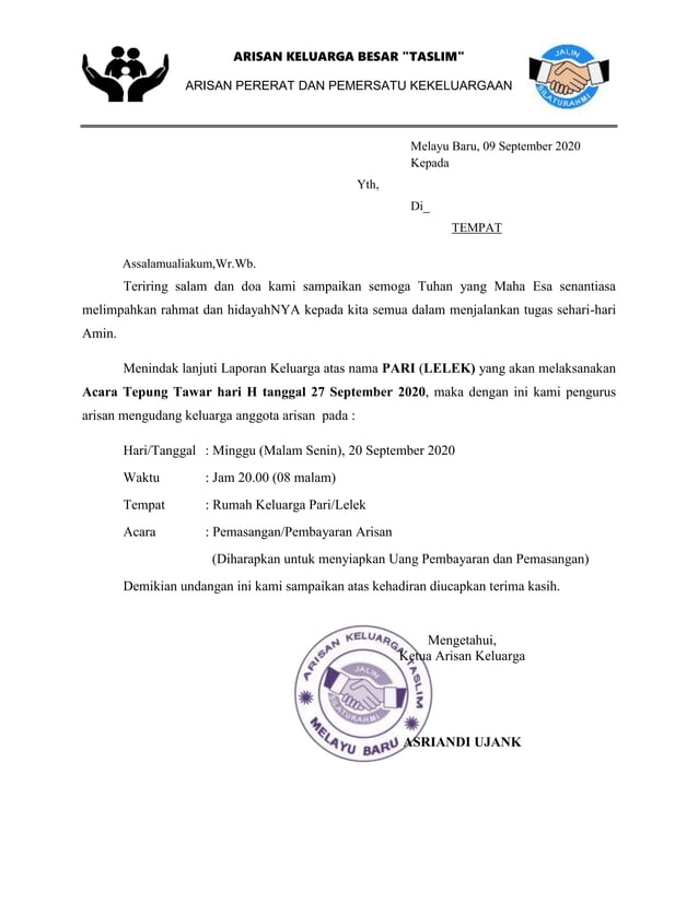 UNDANGAN ARISAN KELUARGA BESAR.docx