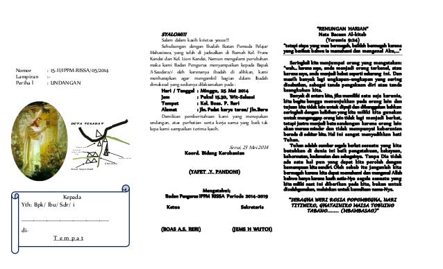 Contoh Undangan Ippm Ekonomis Kertas