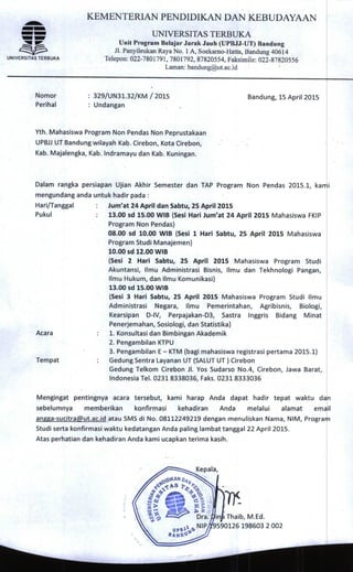 Surat Undangan Salut