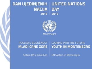 Youth in Montenegro - UN Day 2013
