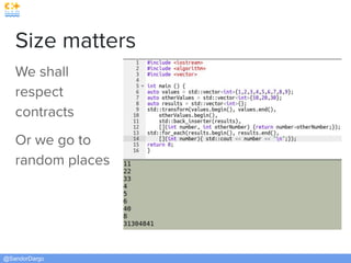 @SandorDargo
Size matters
We shall
respect
contracts
Or we go to
random places
 