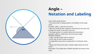 Comprehensive Introduction to Basic Geometry Terms and Notation | PPTX