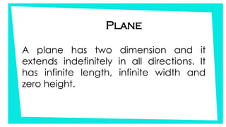 Plane Example Understanding Geometry: Points, Lines, and Planes Explained with Real ...