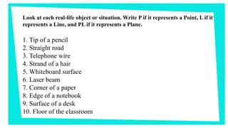 Understanding Geometry: Points, Lines, and Planes Explained with Real ...