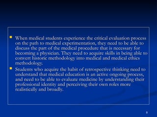 Ethics Education in Hacettepe University Faculty of Medicine | PPT