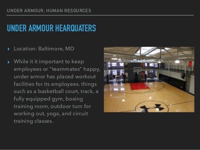 under armour hr