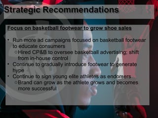 Under Armour Strategic Analysis & Recommendations