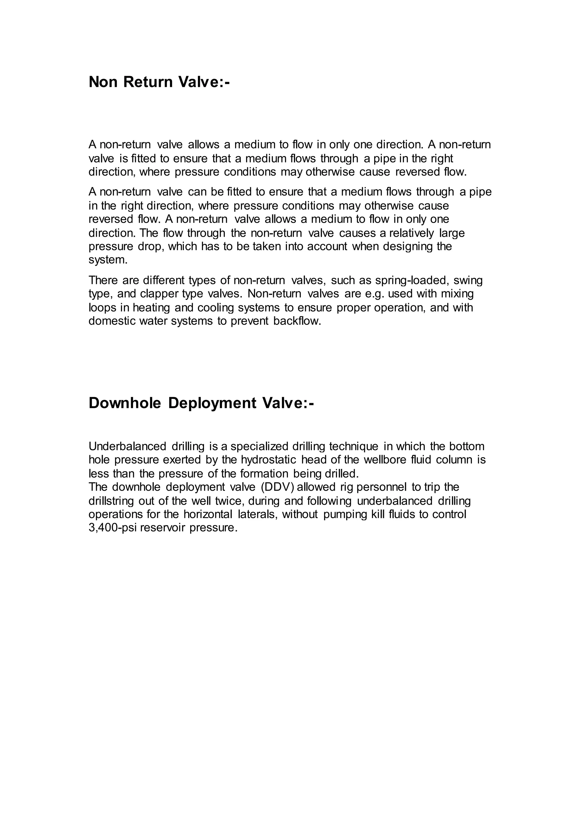 Underbalance drilling equipment | DOCX