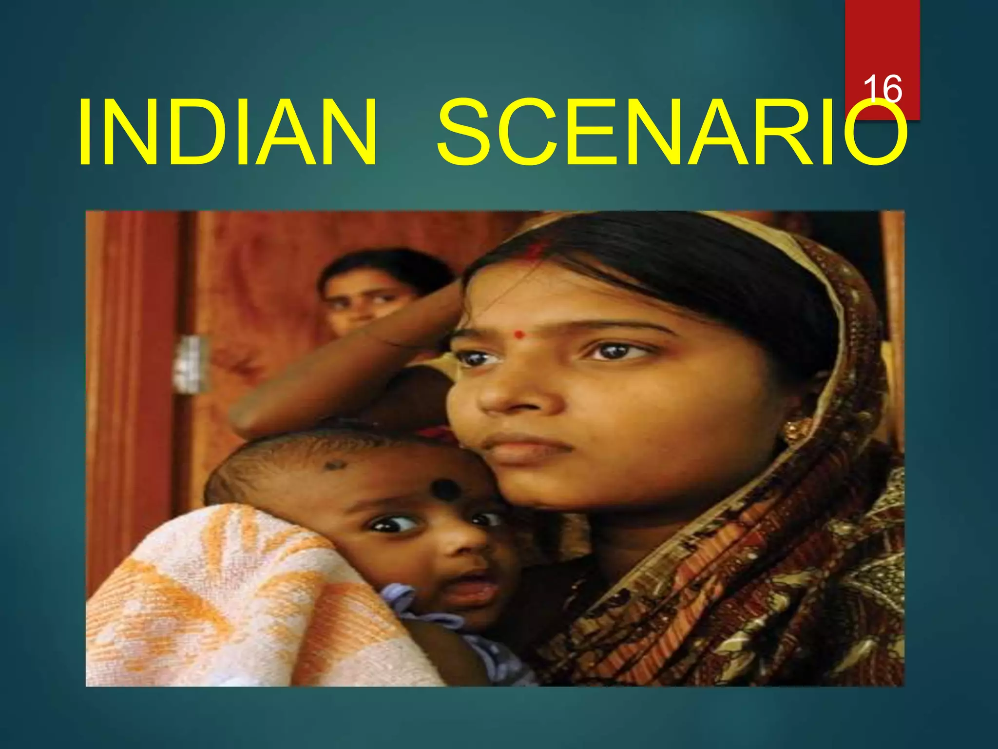 INDIAN SCENARIO
16
 
