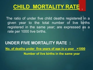Under five mortality and its prevention | PPTX