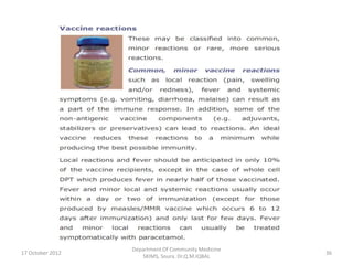 Department Of Community Medicine
17 October 2012                                      36
                     SKIMS, Soura. Dr.Q.M.IQBAL
 